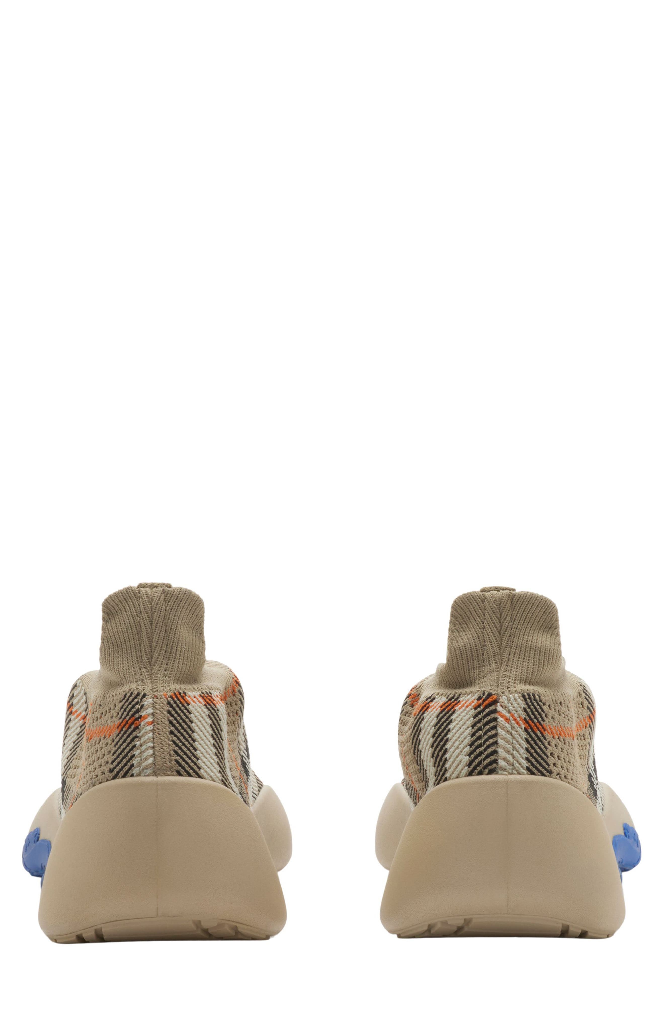 burberry Neptune Check Knit Sneaker in Sand Ip Check at Nordstrom - 5
