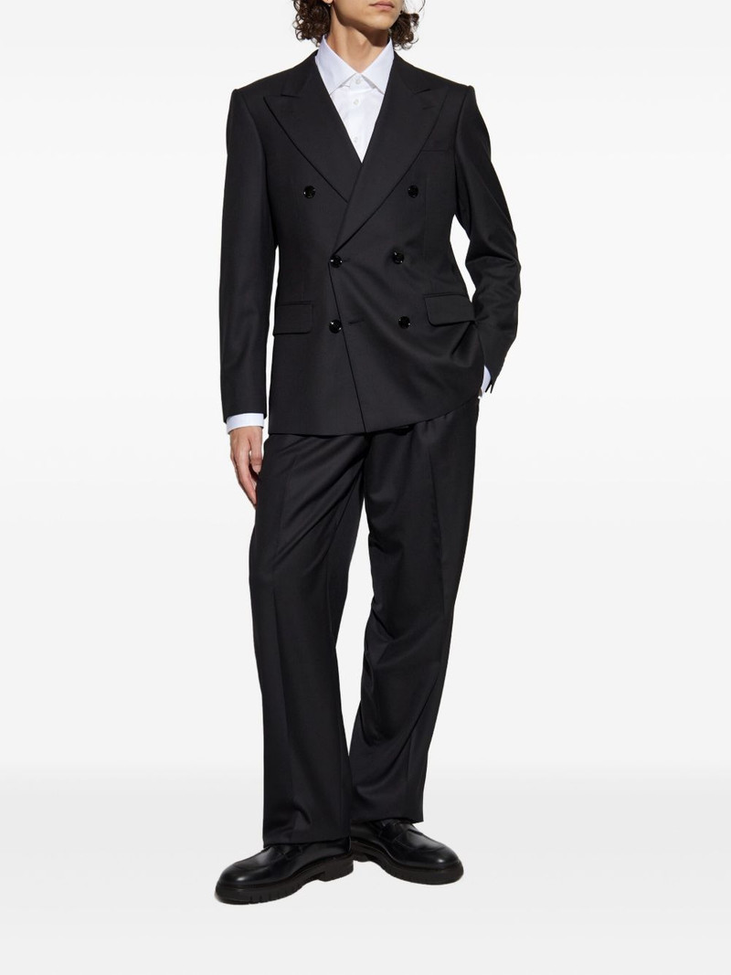 GIORGIO ARMANI double-breasted wool suit outlook