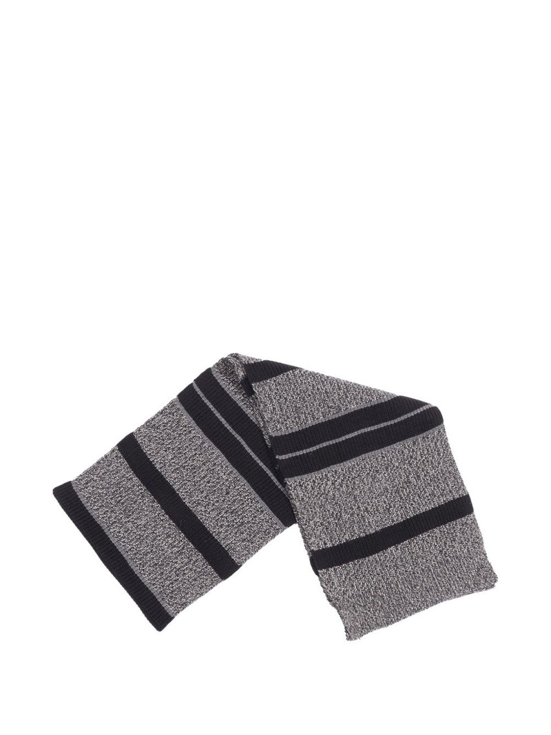 Boston striped beanie scarf set 3