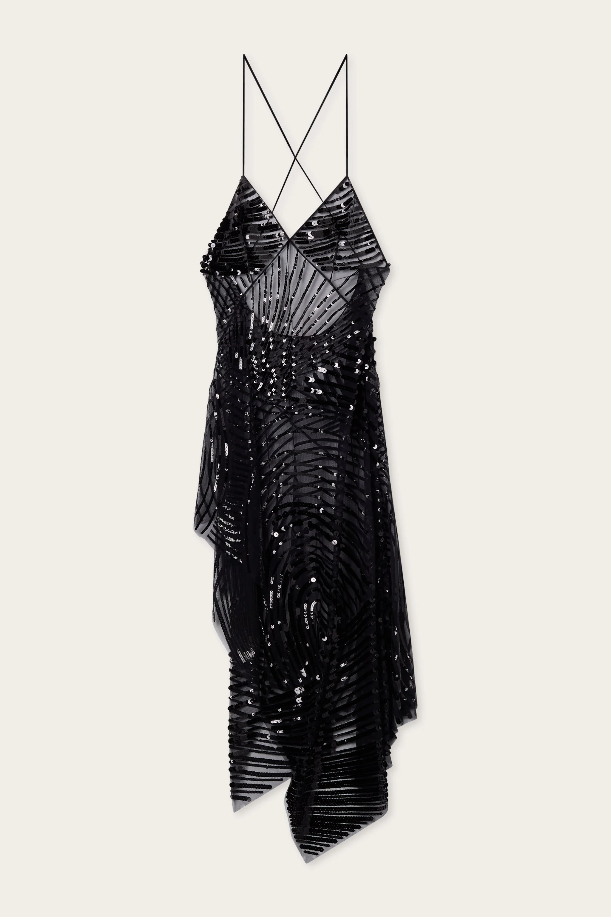 EMBROIDERED TULLE DRESS - 1