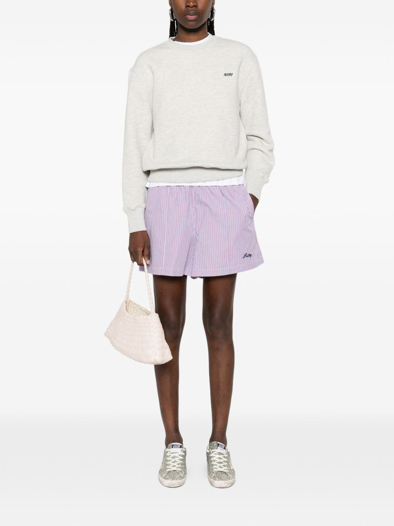 AUTRY striped embroidered shorts outlook