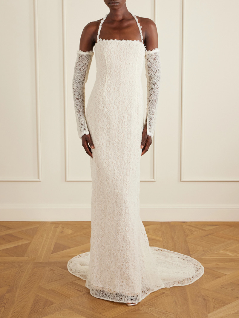 DANIELLE FRANKEL Evie Embroidered Tulle And Organza Gown outlook