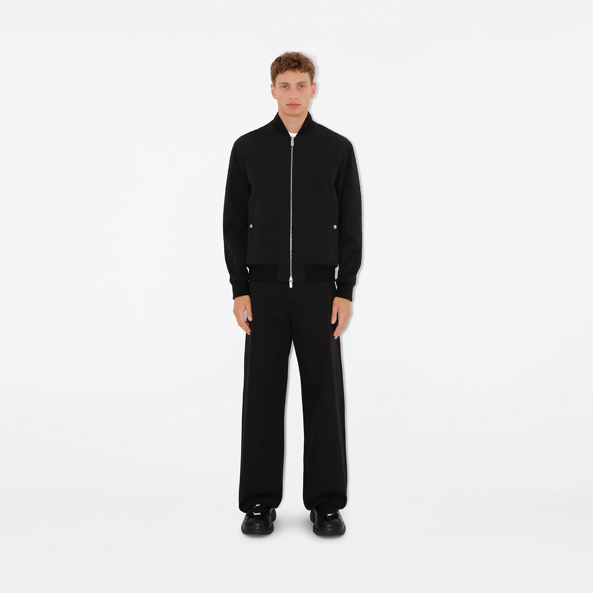 Quilted Nylon Bomber Jacket - 2