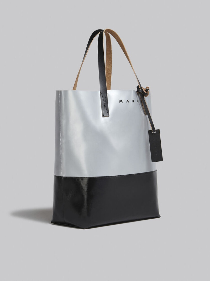 GREY AND BLACK TRIBECA SHOPPING BAG 6