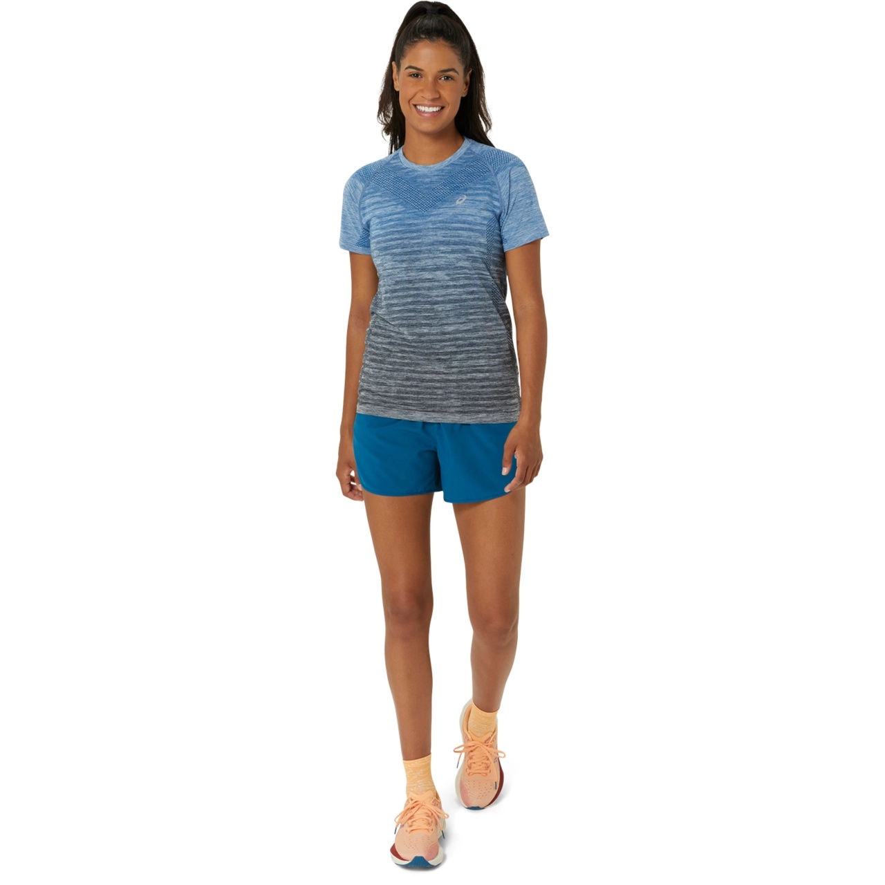 WOMEN'S SEAMLESS SHORT SLEEVE TOP - 7