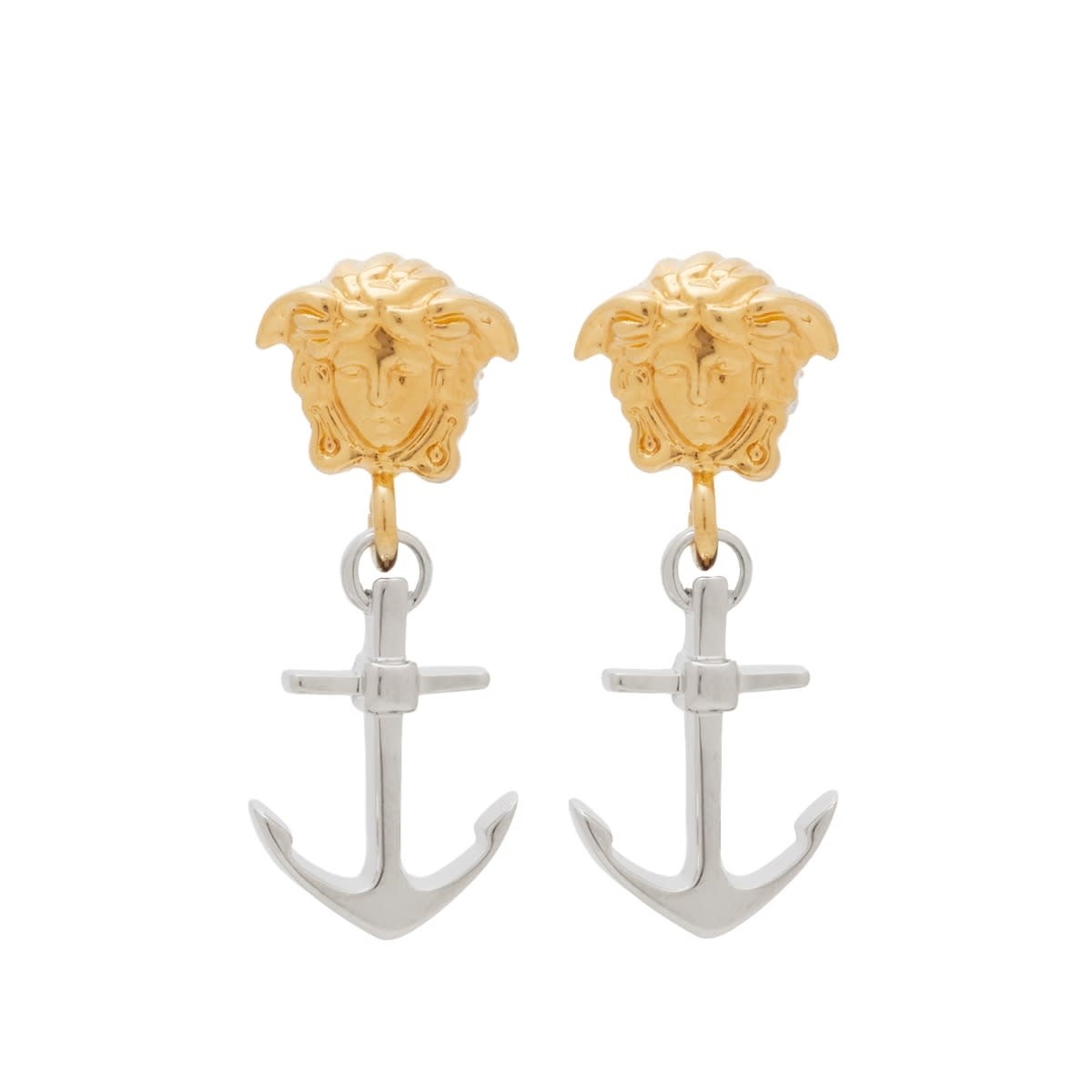 Versace Anchor Medusa Earrings - 1