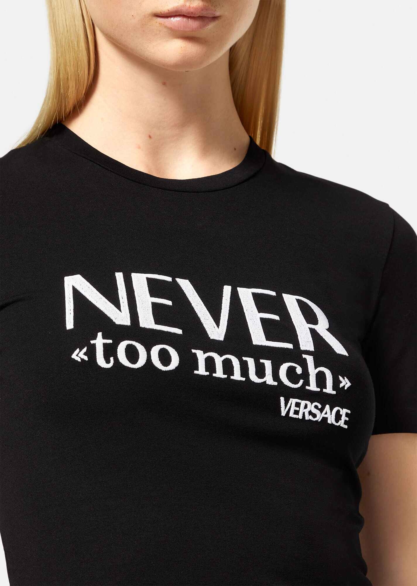 国内発送★Versace★Never too much Tシャツ VERSACE 
