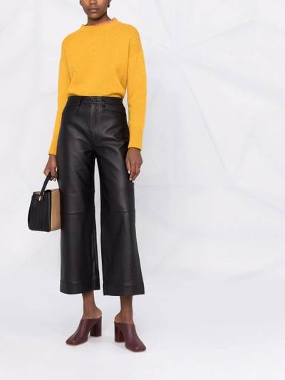 Proenza Schouler wide-leg leather trousers outlook