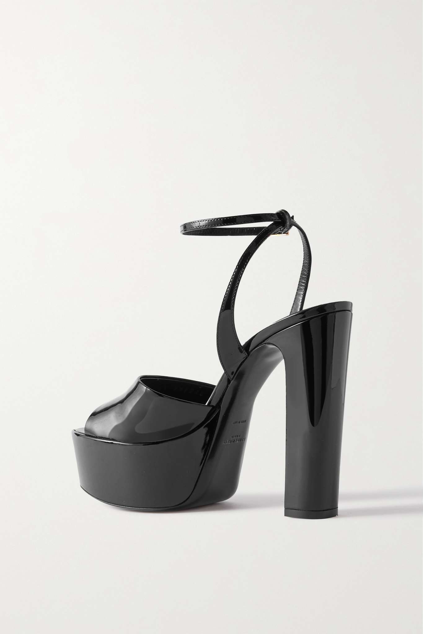 Jodie patent-leather platform sandals - 3