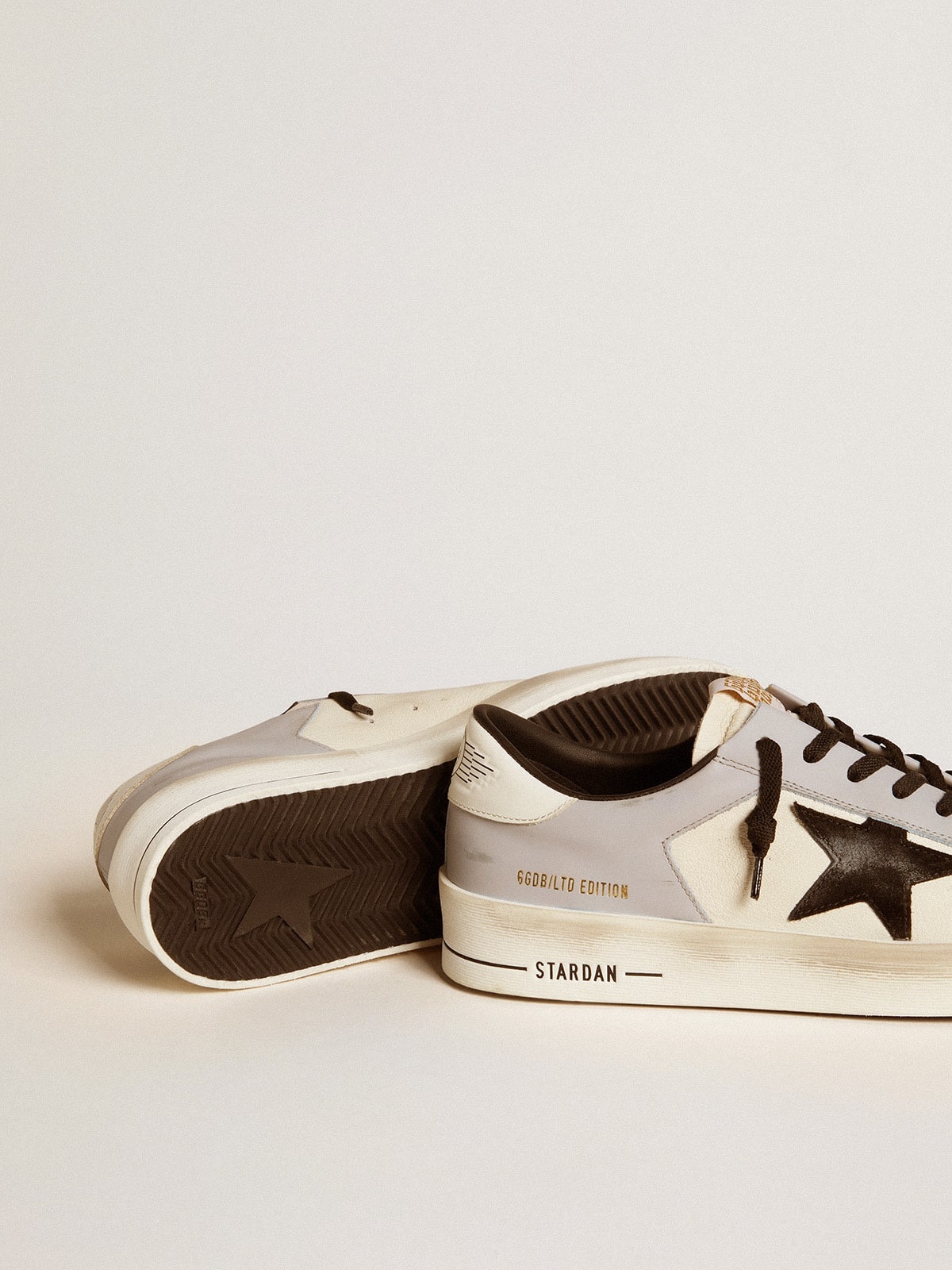 Men’s Stardan LTD in nappa and leather with suede star and leather heel tab - 3