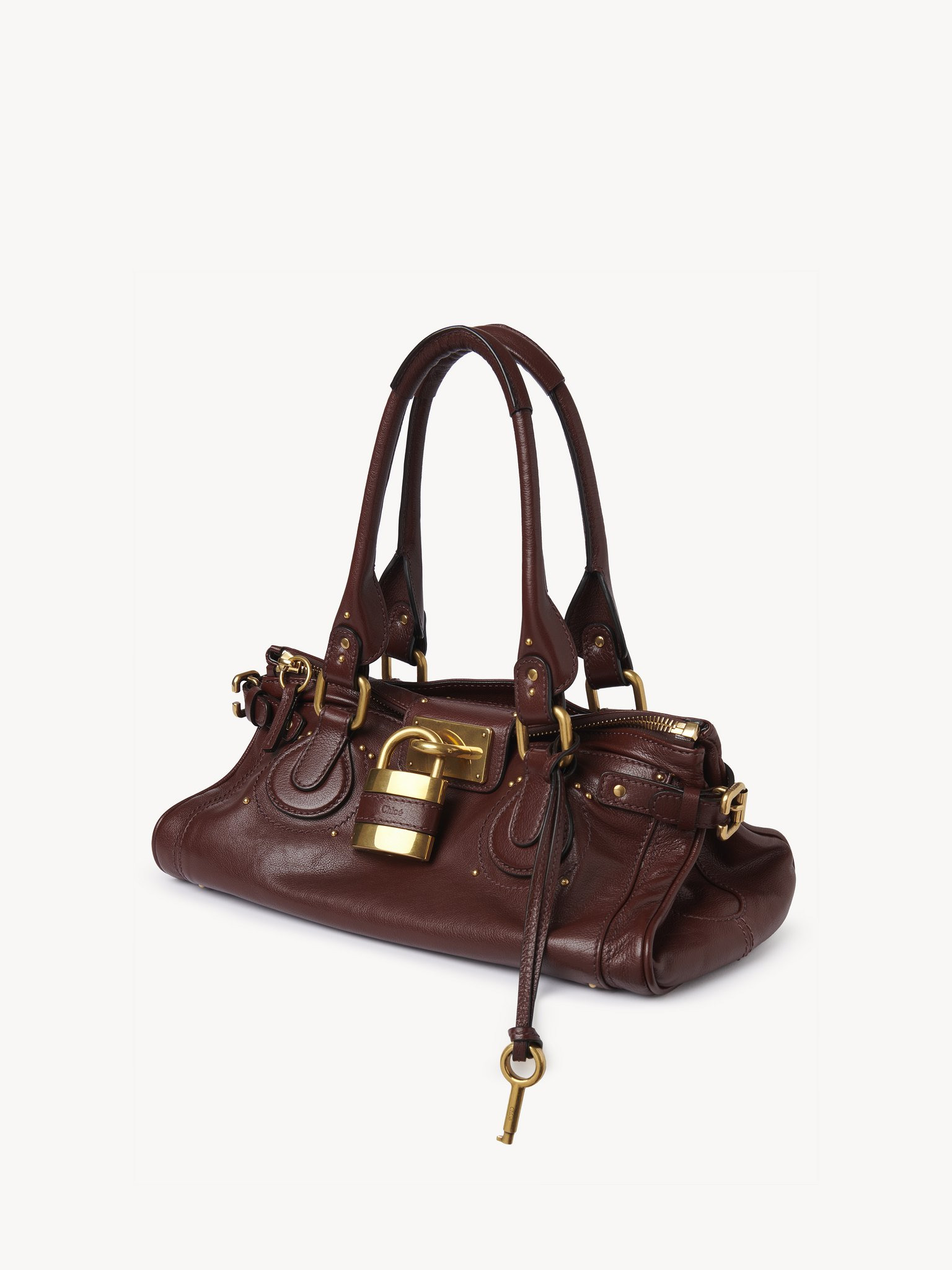 PADDINGTON BAG IN GRAINED LEATHER - 3