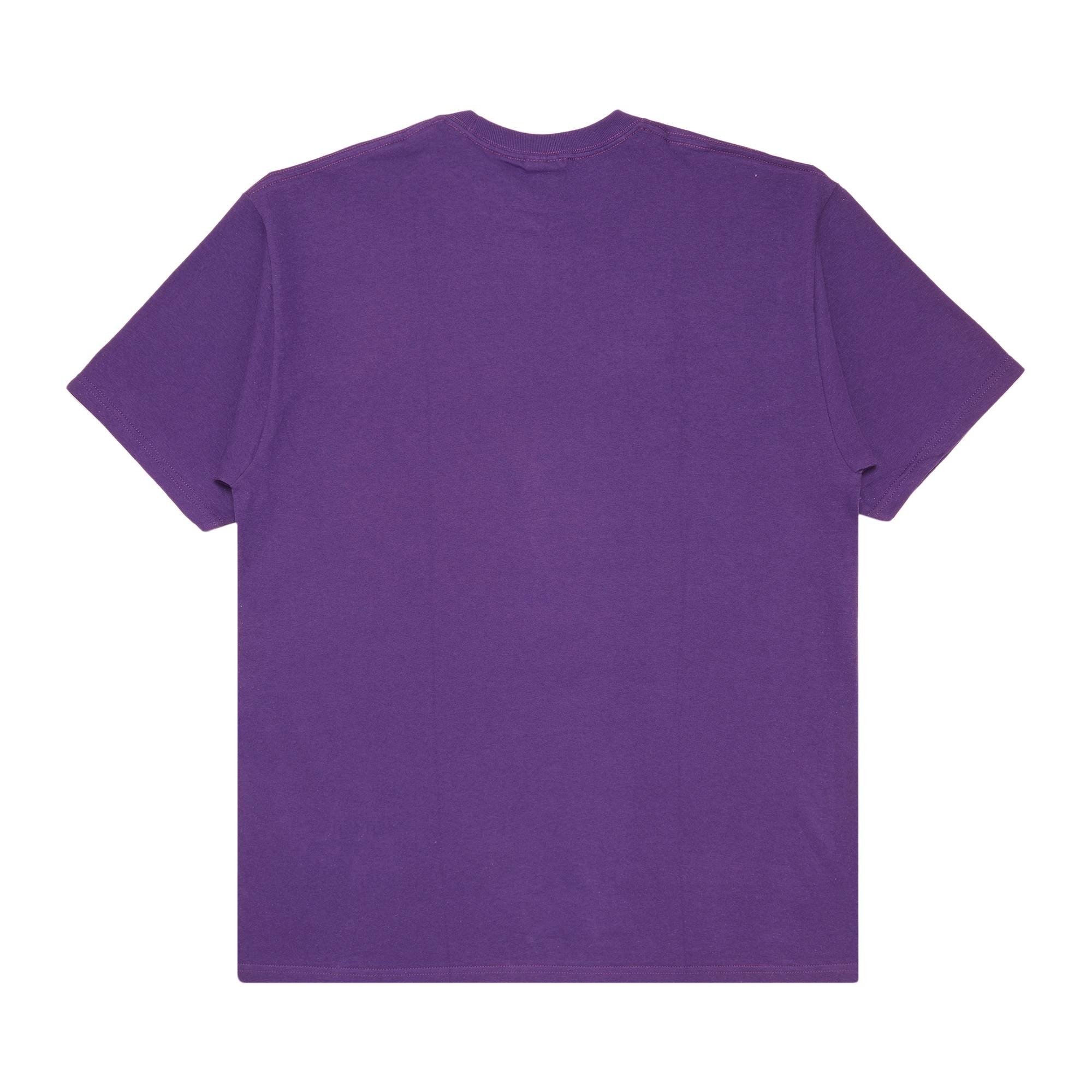 Stussy Basic Logo SS Stock Tee 'Purple' - 2