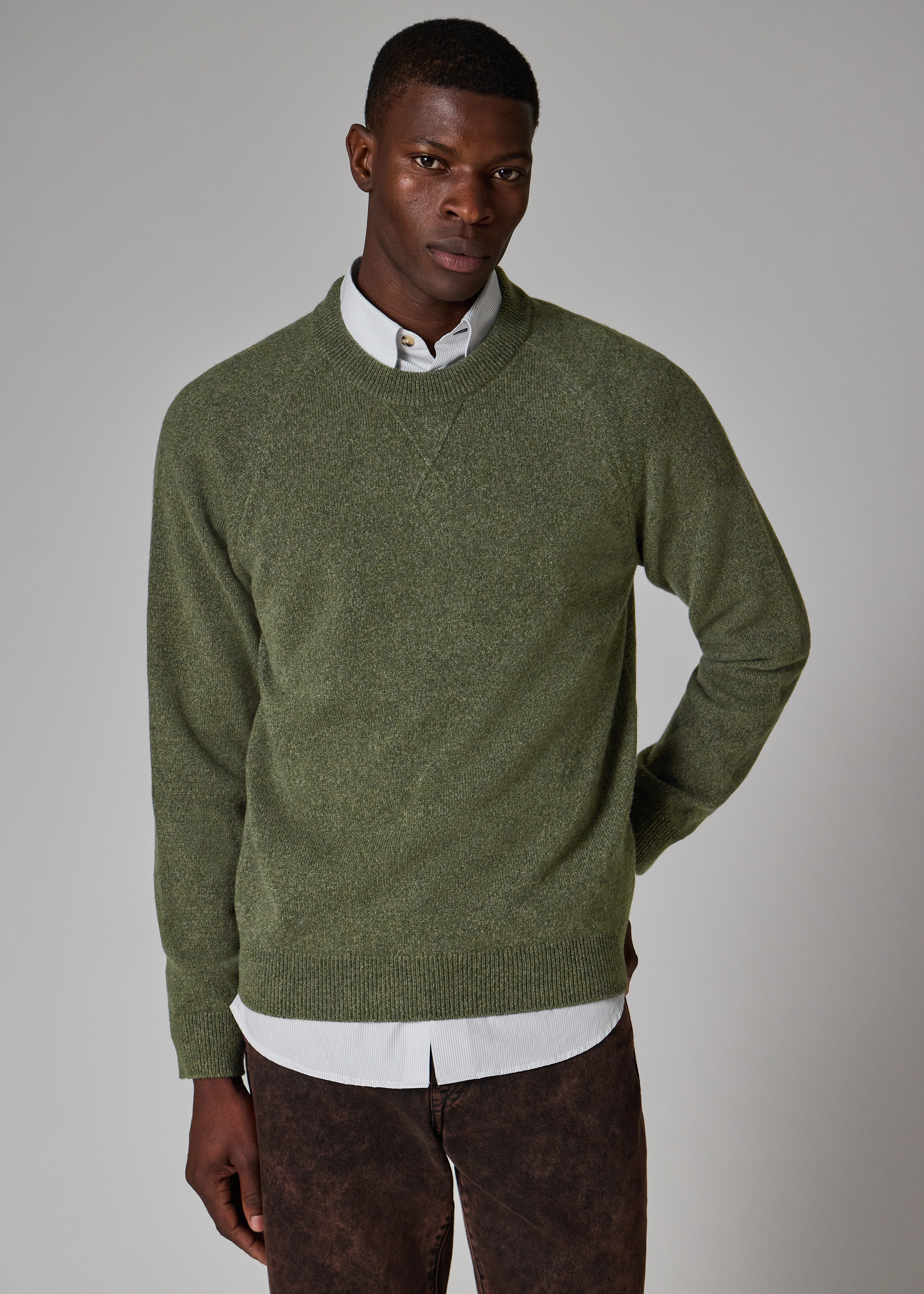 Green Merino Wool Sweater - 7