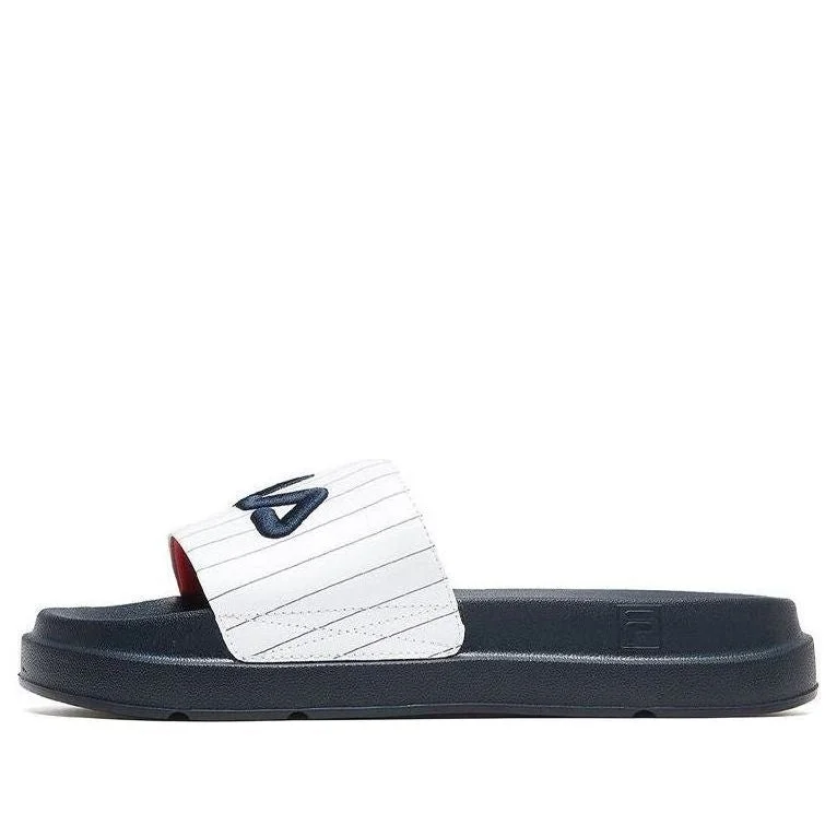 (WMNS) FILA wedge sandal Blue/White F12W024610FWN - 1
