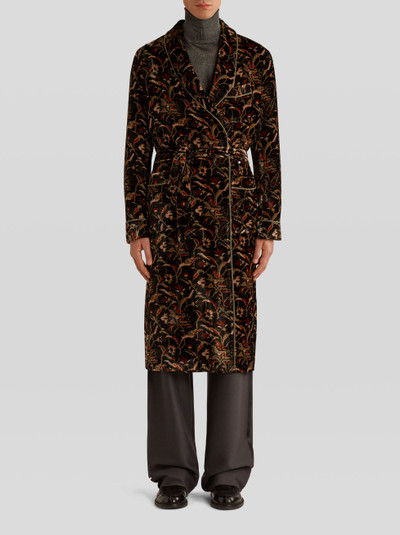 Etro FLORAL PATTERN ROBE COAT outlook
