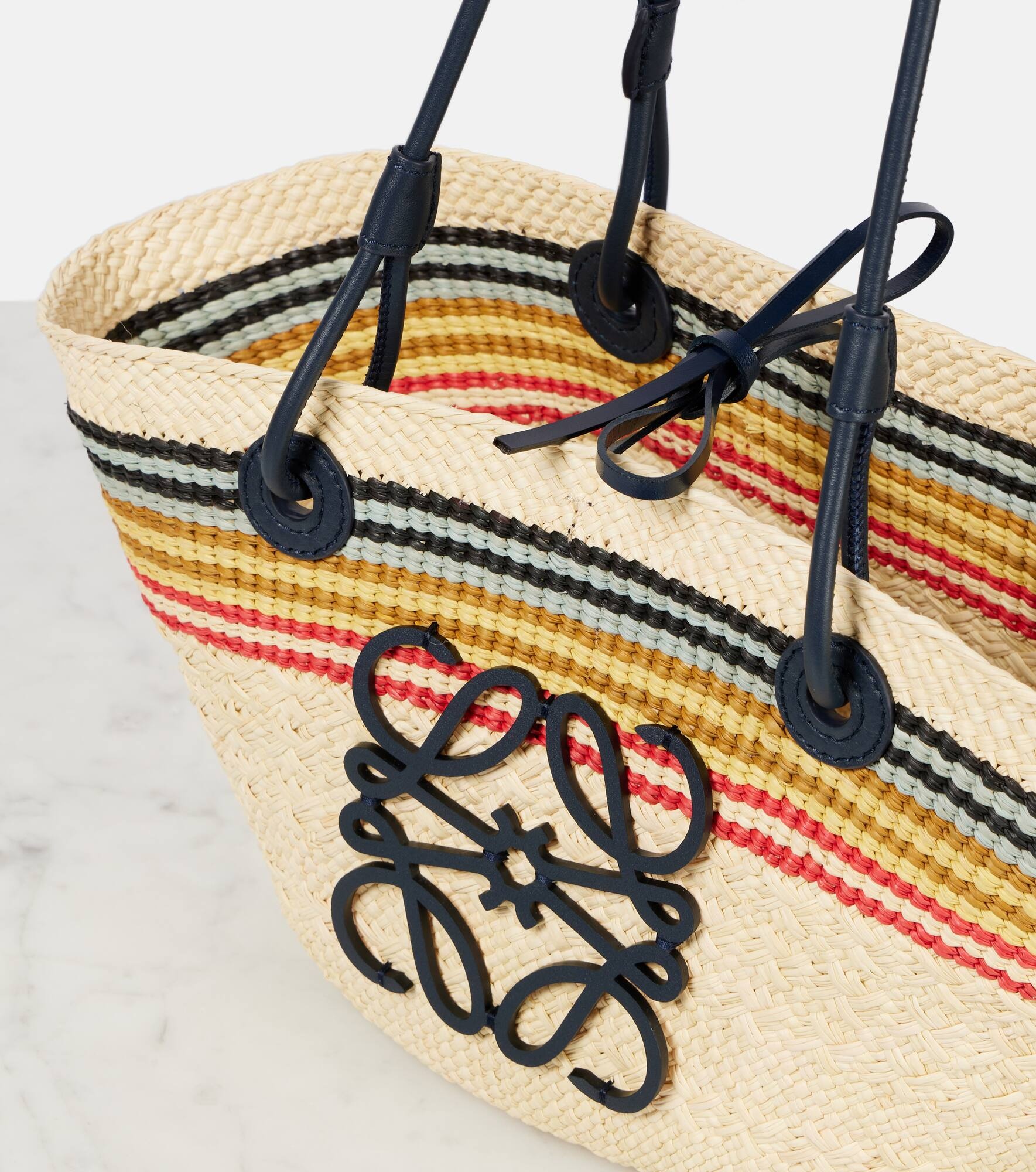 Paula's Ibiza Anagram Small basket bag - 6