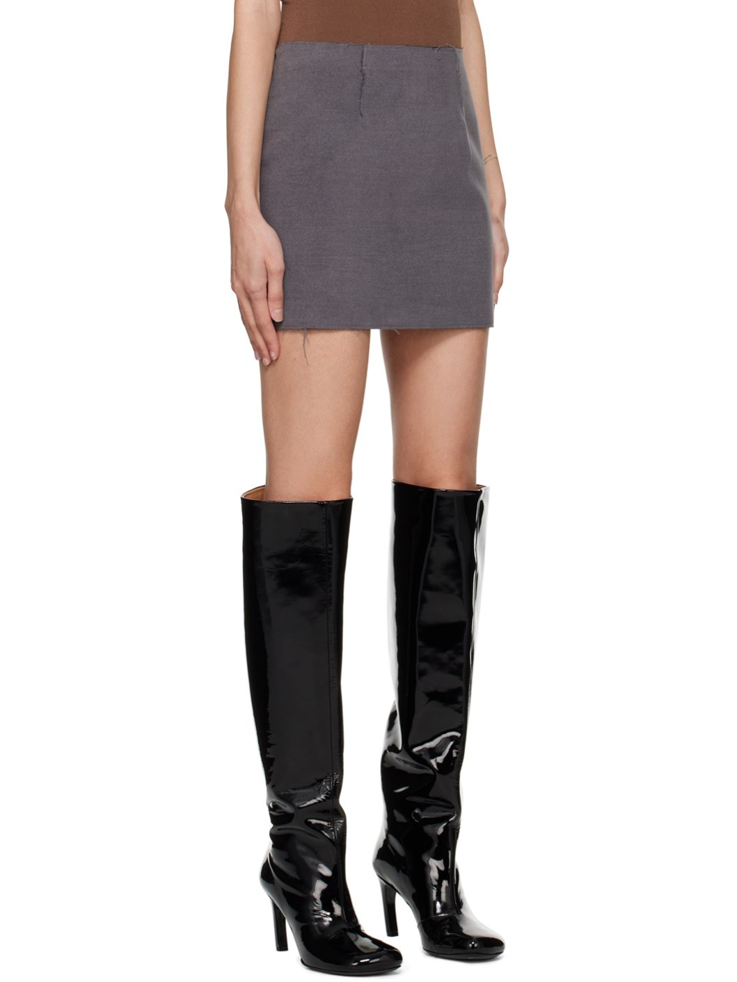 Gray Haile Miniskirt - 4