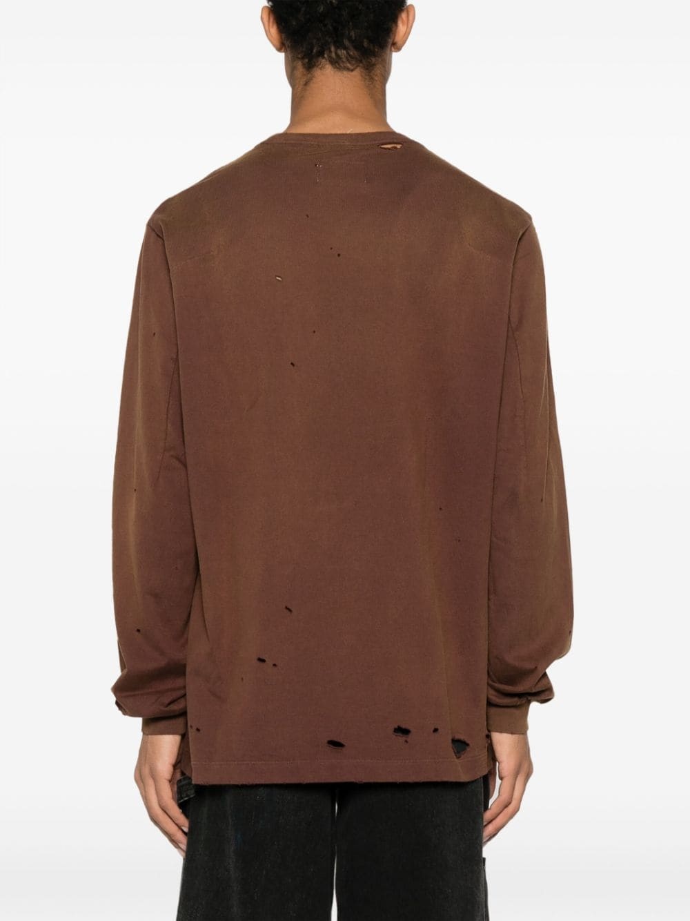 bear-appliquÃ© cotton sweatshirt - 4