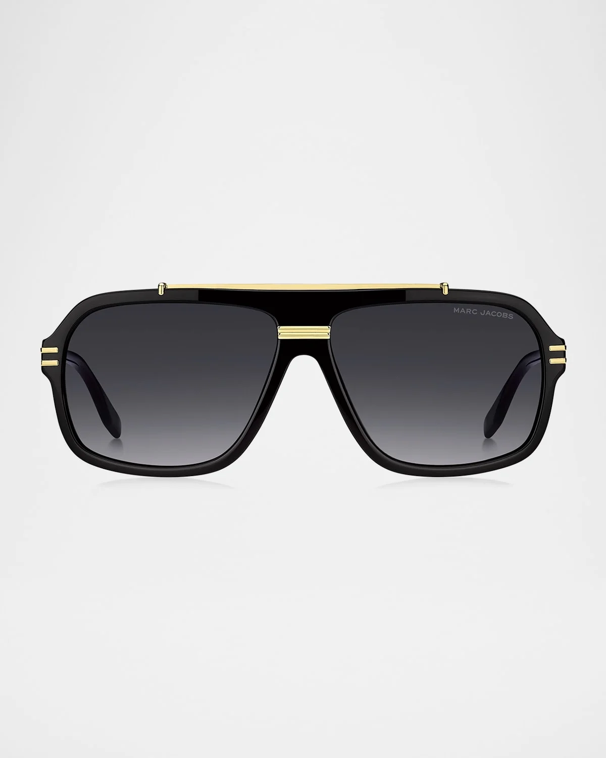 Gradient Aviator Acetate Sunglasses - 1