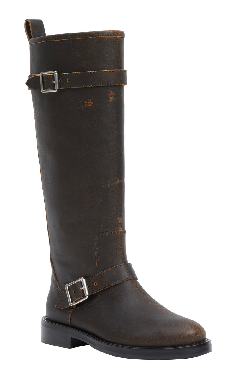 SIMKHAI Noah Leather Boots brown outlook