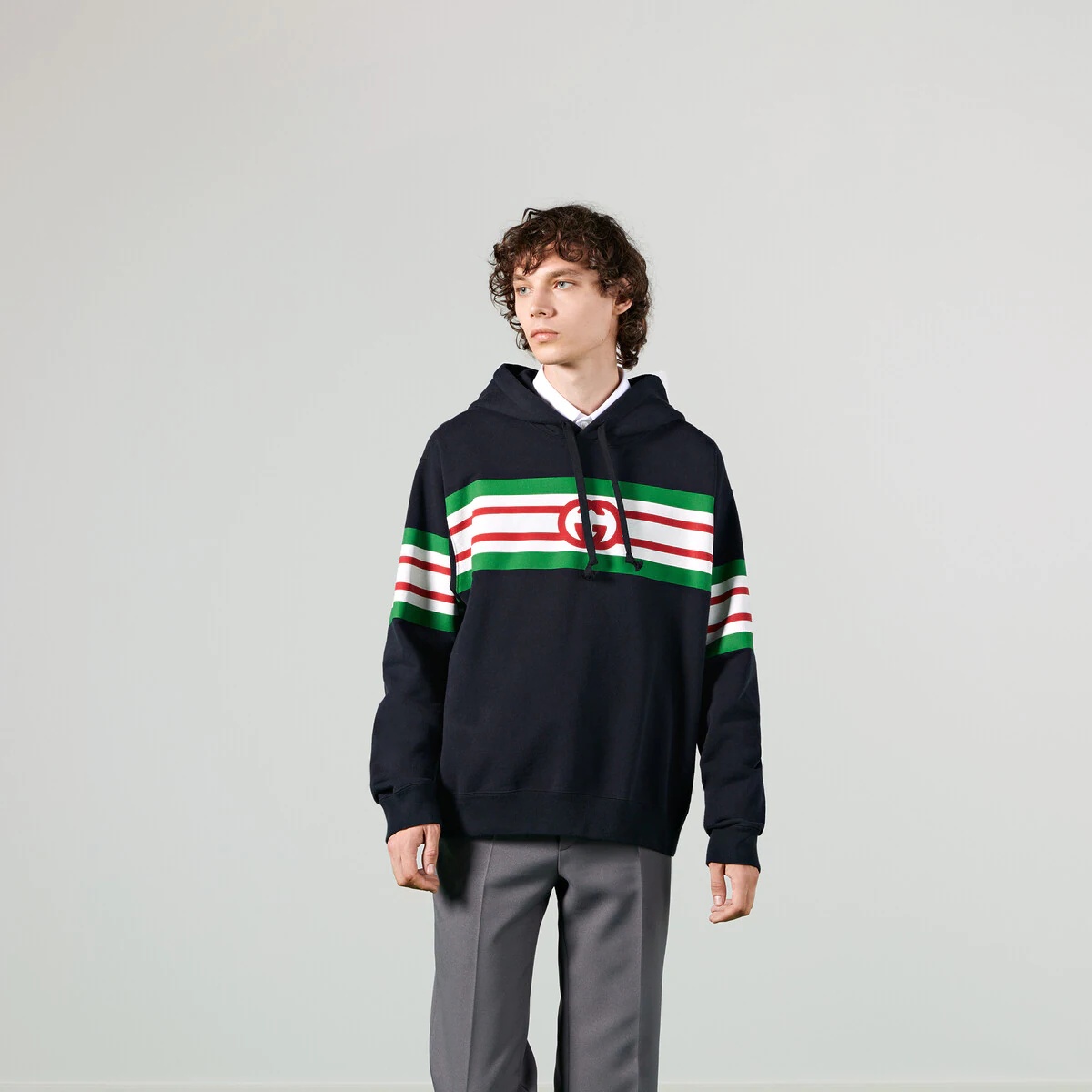 Interlocking G print sweatshirt - 3