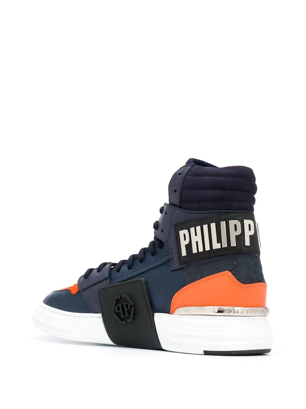 logo hi-top sneakers  - 3