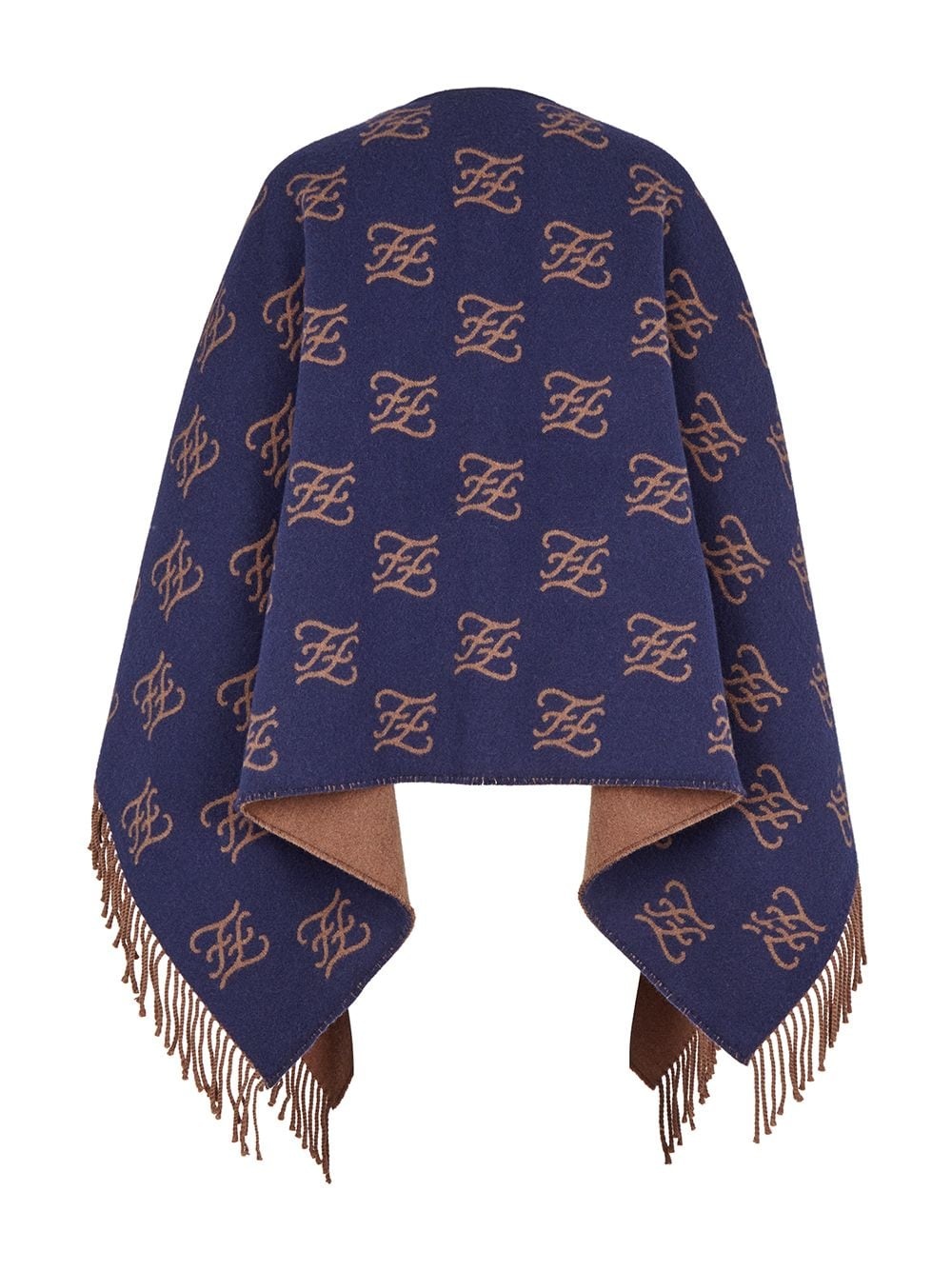 Karligraphy motif poncho - 2