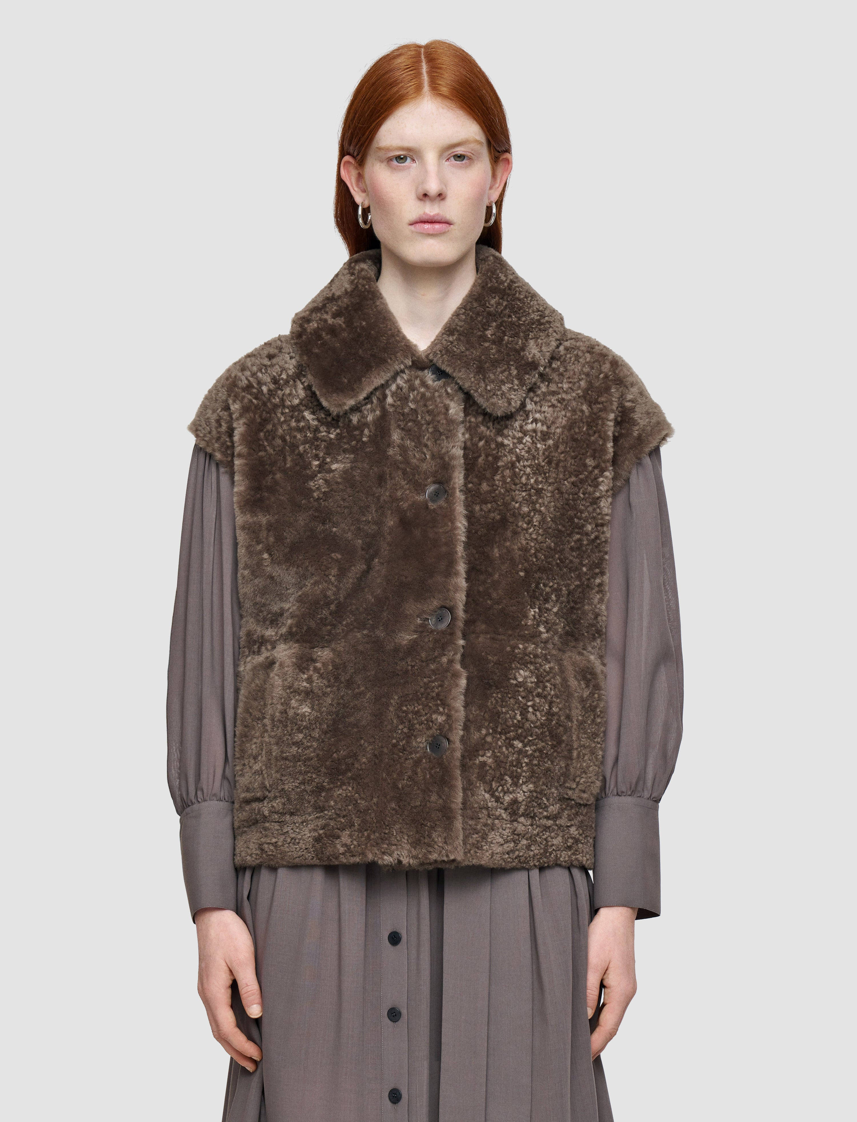 Molin Reversible Shearling Gilet - 3