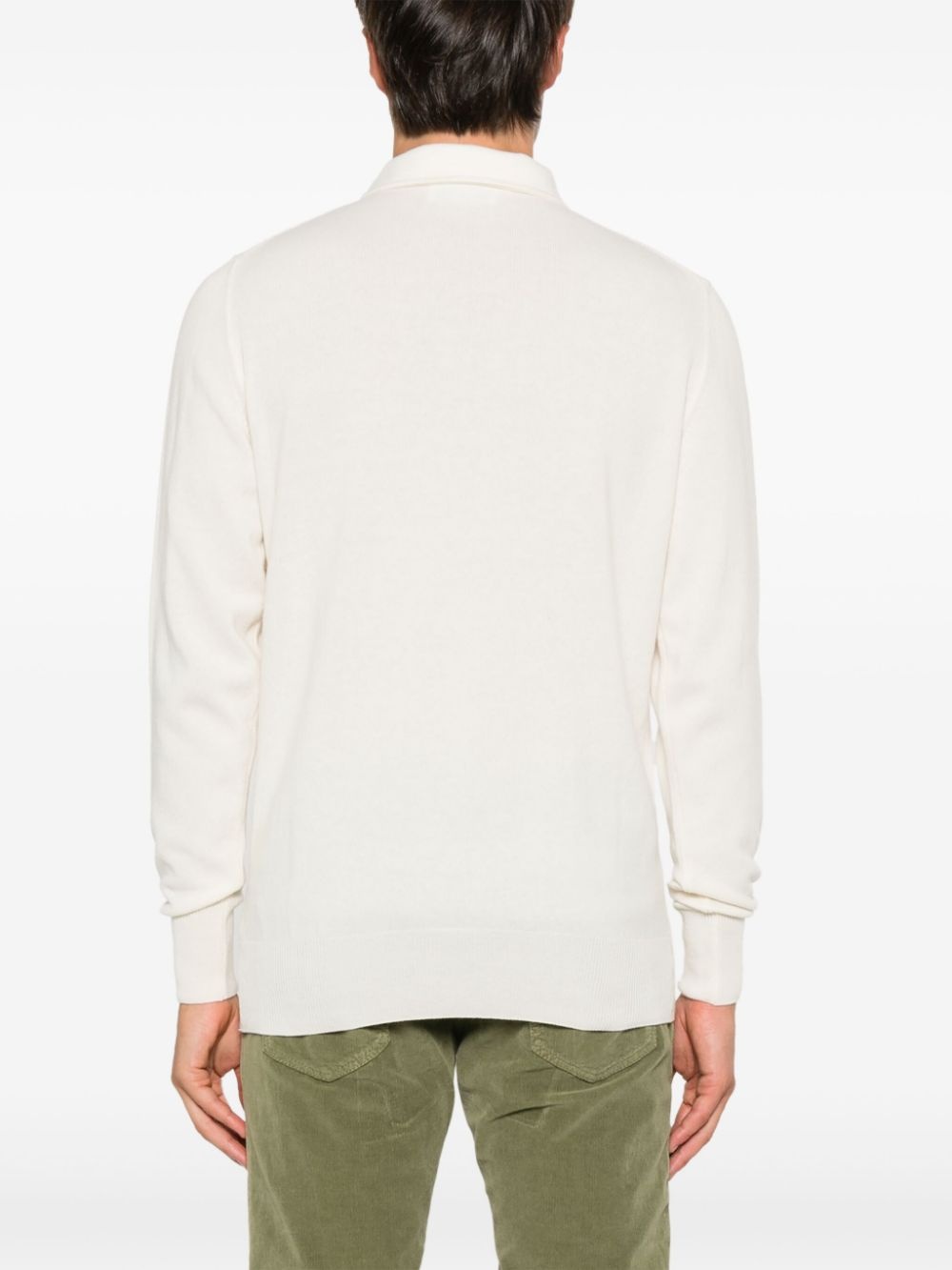 cashmere polo sweater - 4
