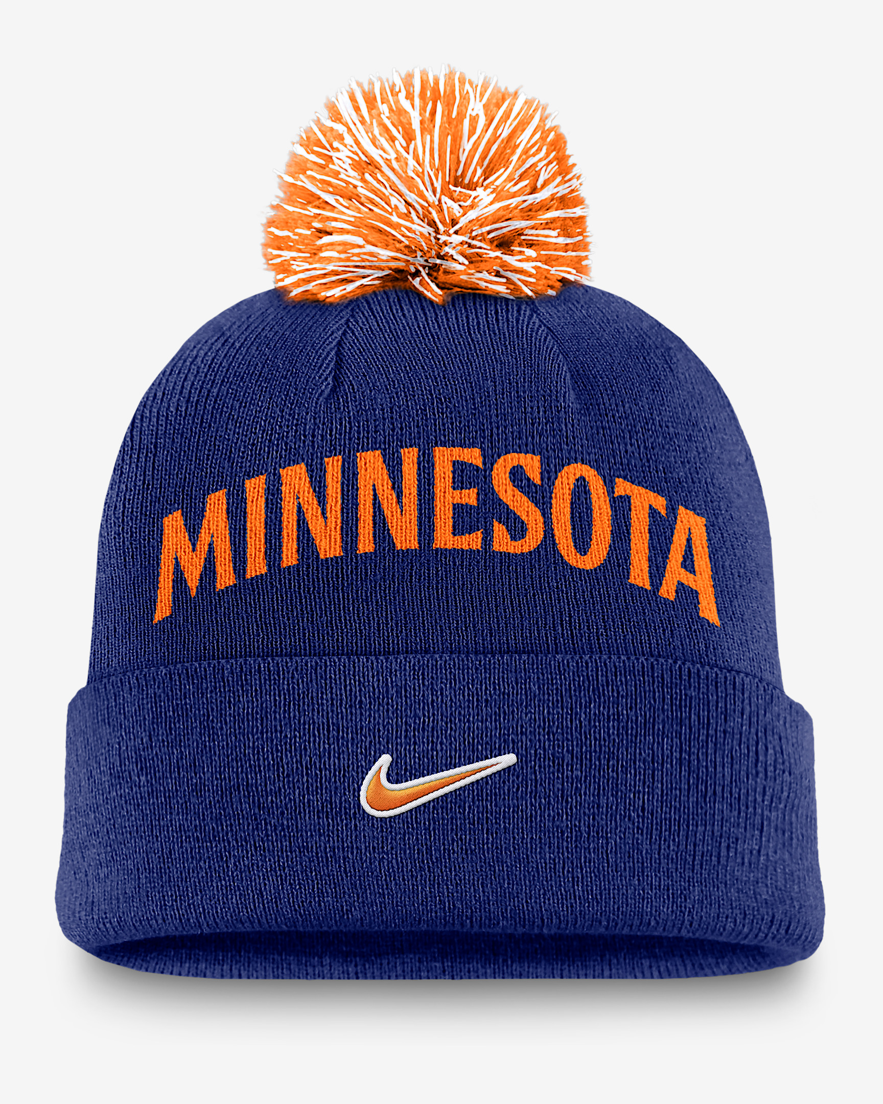 Minnesota Twins Peak Men's Nike MLB Cuffed Pom Beanie - 2