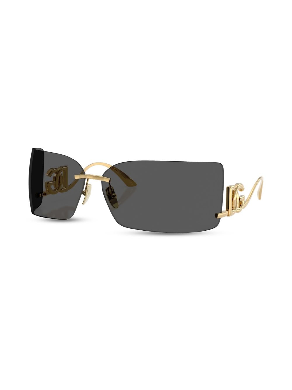 logo-plaque sunglasses - 2