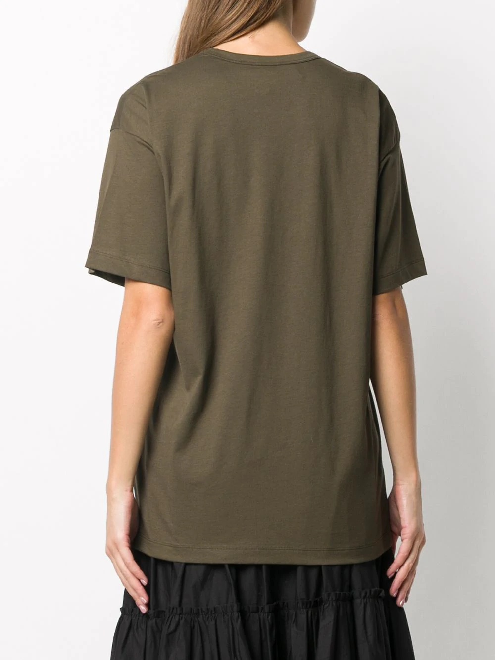 logo-embellished oversize T-shirt - 4