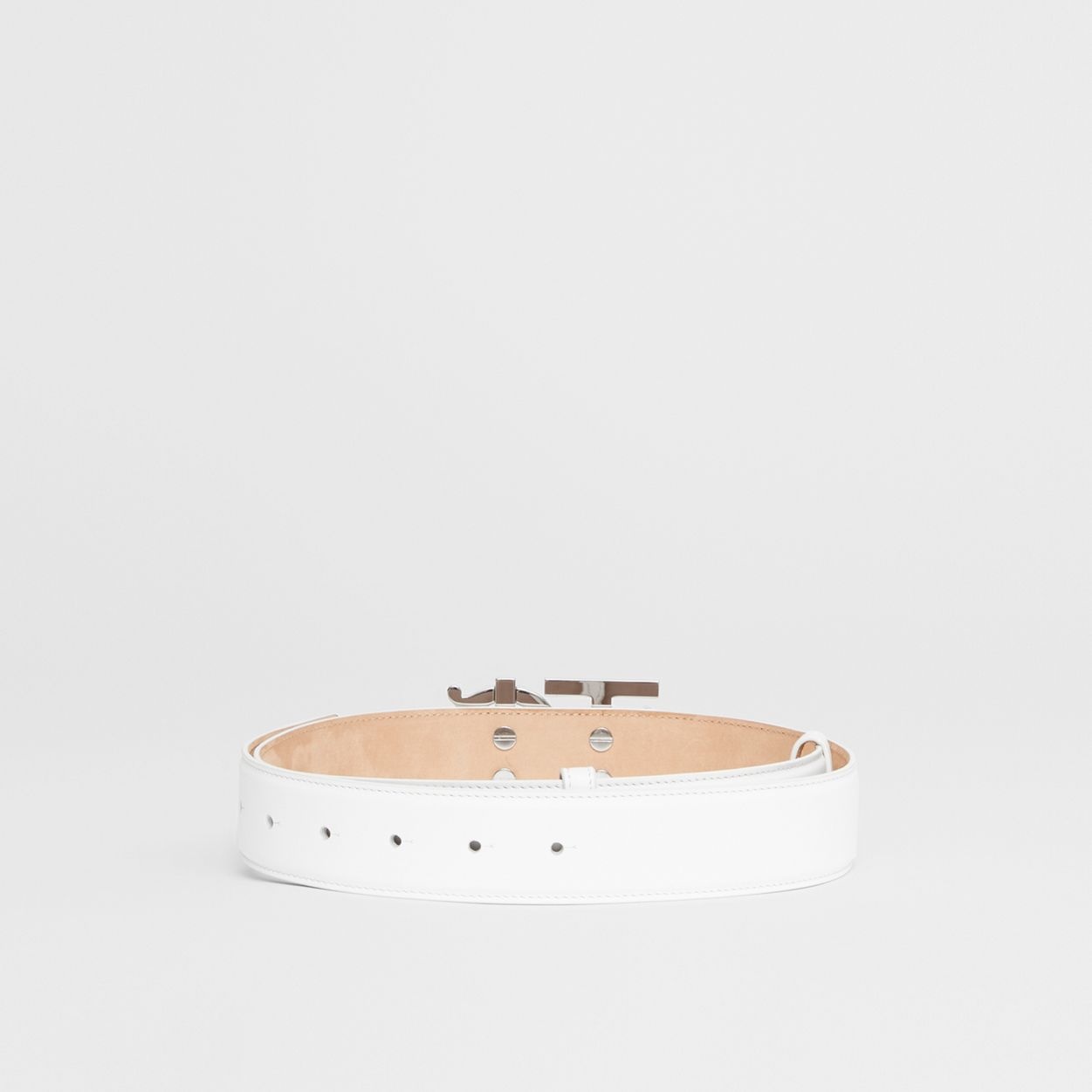 Double Monogram Motif Leather Belt - 4