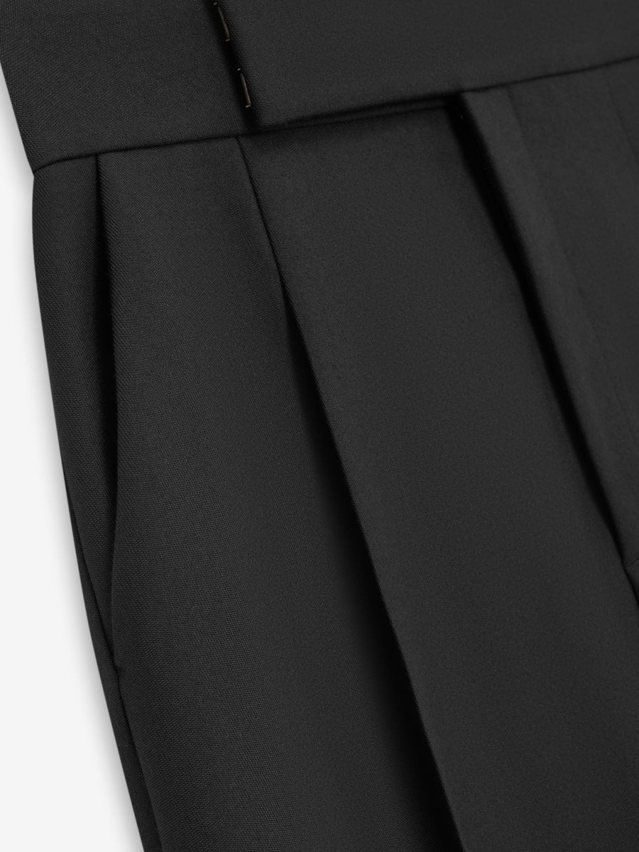 Wool Gabardine Tapered Trouser - 3
