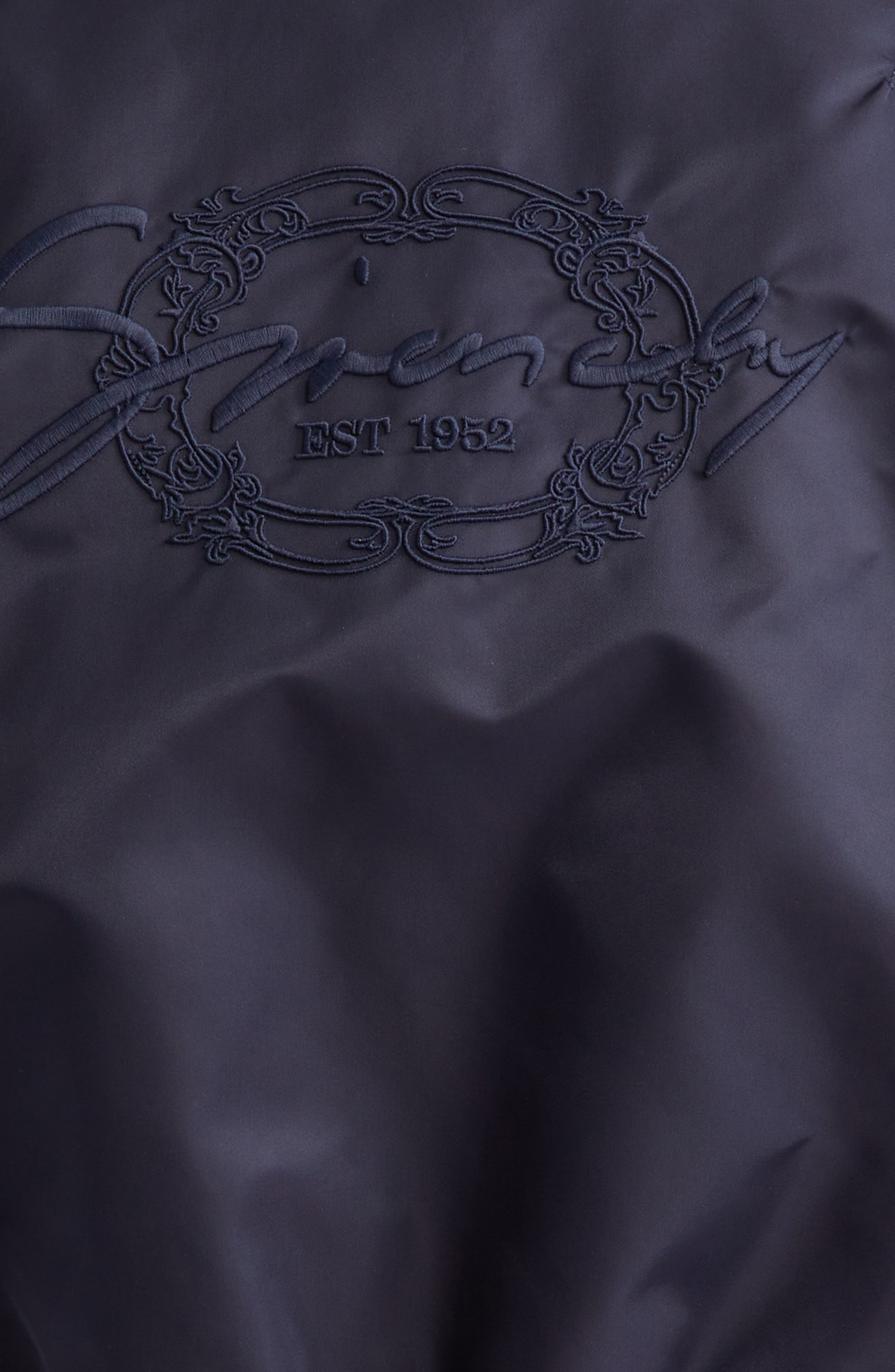 Givenchy Logo Medallion Bomber Jacket in Navy at Nordstrom - 6
