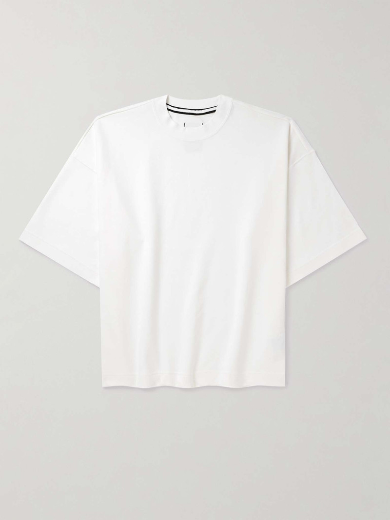 Oversized Cotton-Blend Jersey T-Shirt - 1