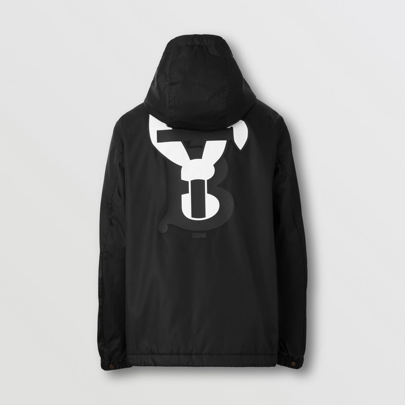 Rabbit Print Nylon Hooded Jacket 8