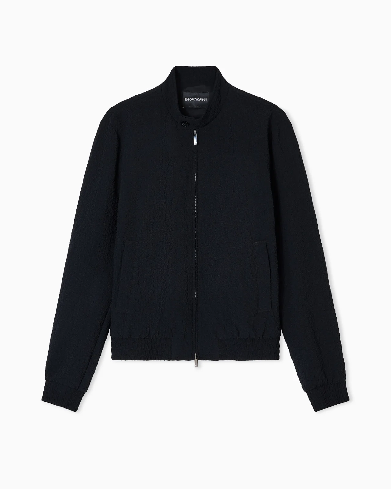 TECHNICAL SEERSUCKER FABRIC BLOUSON - 1