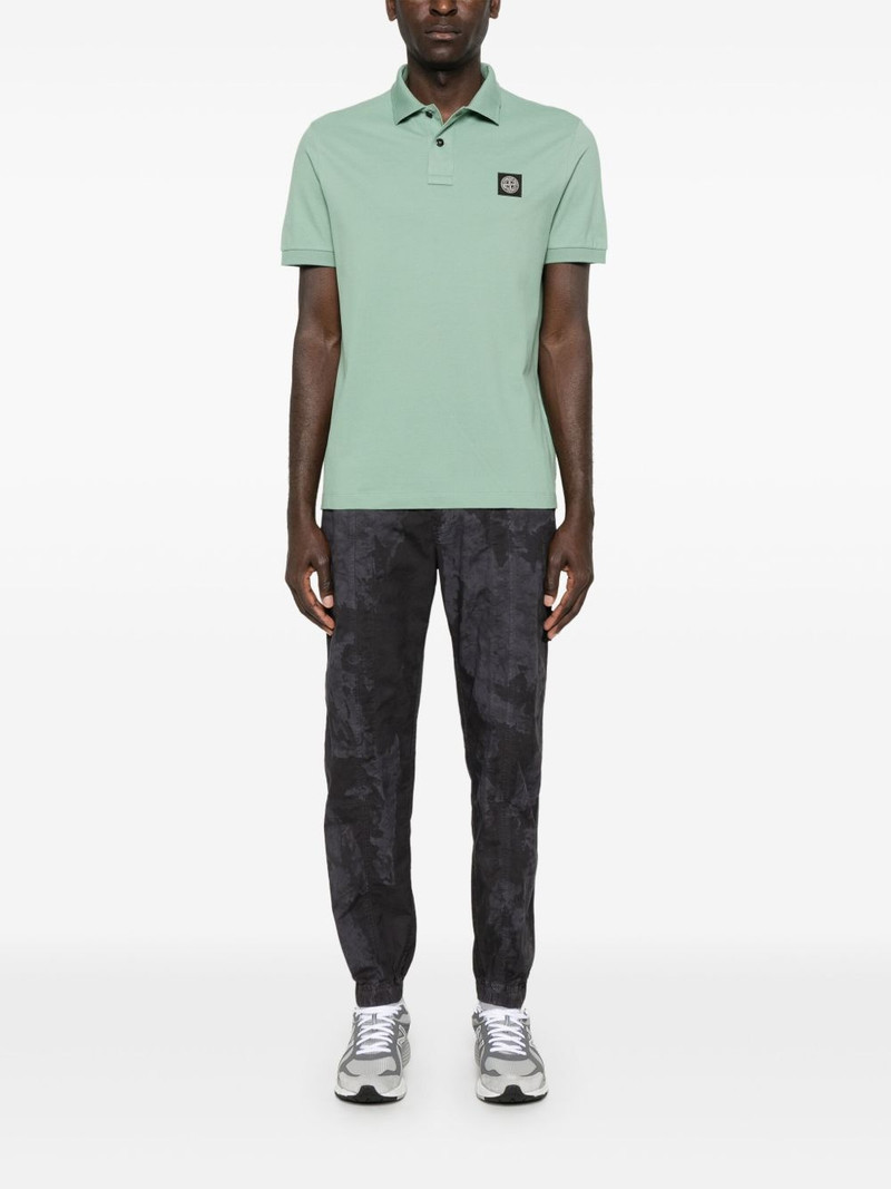 Stone Island piqué-weave polo shirt outlook