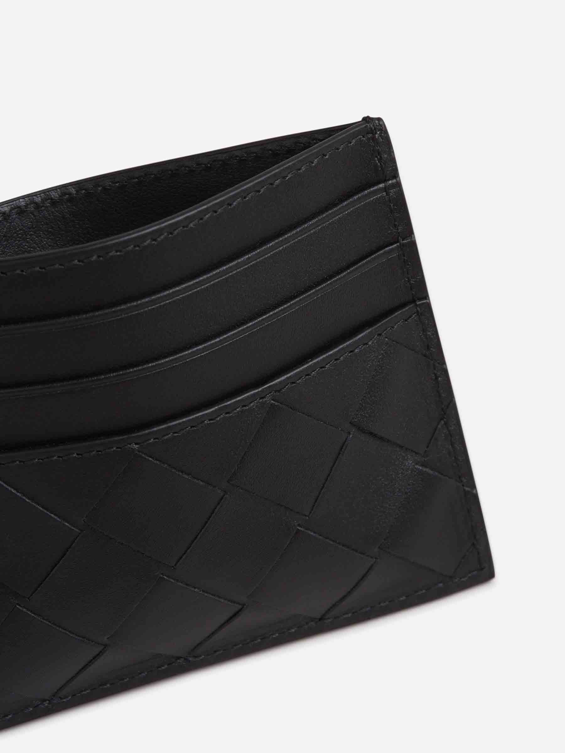 INTRECCIATO LEATHER CARDHOLDER - 4