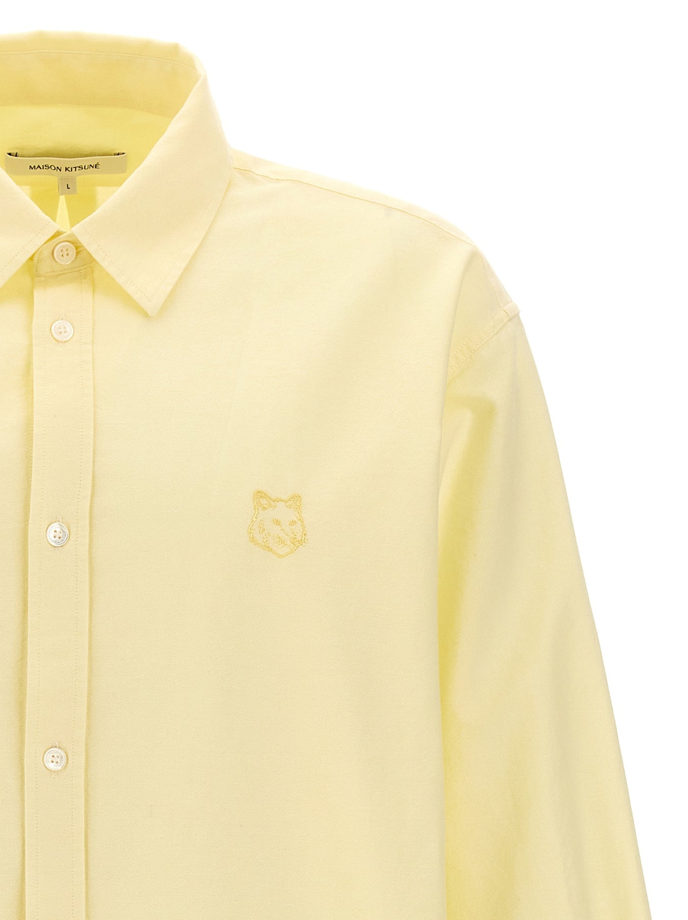 Contour Fox Head Skate Shirt, Blouse Yellow - 3