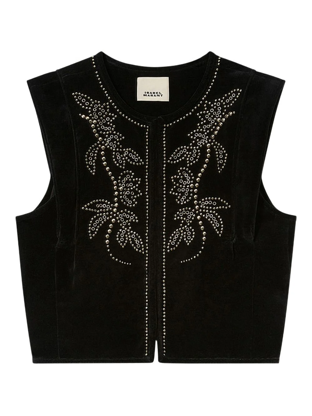 Poppy studded gilet - 1