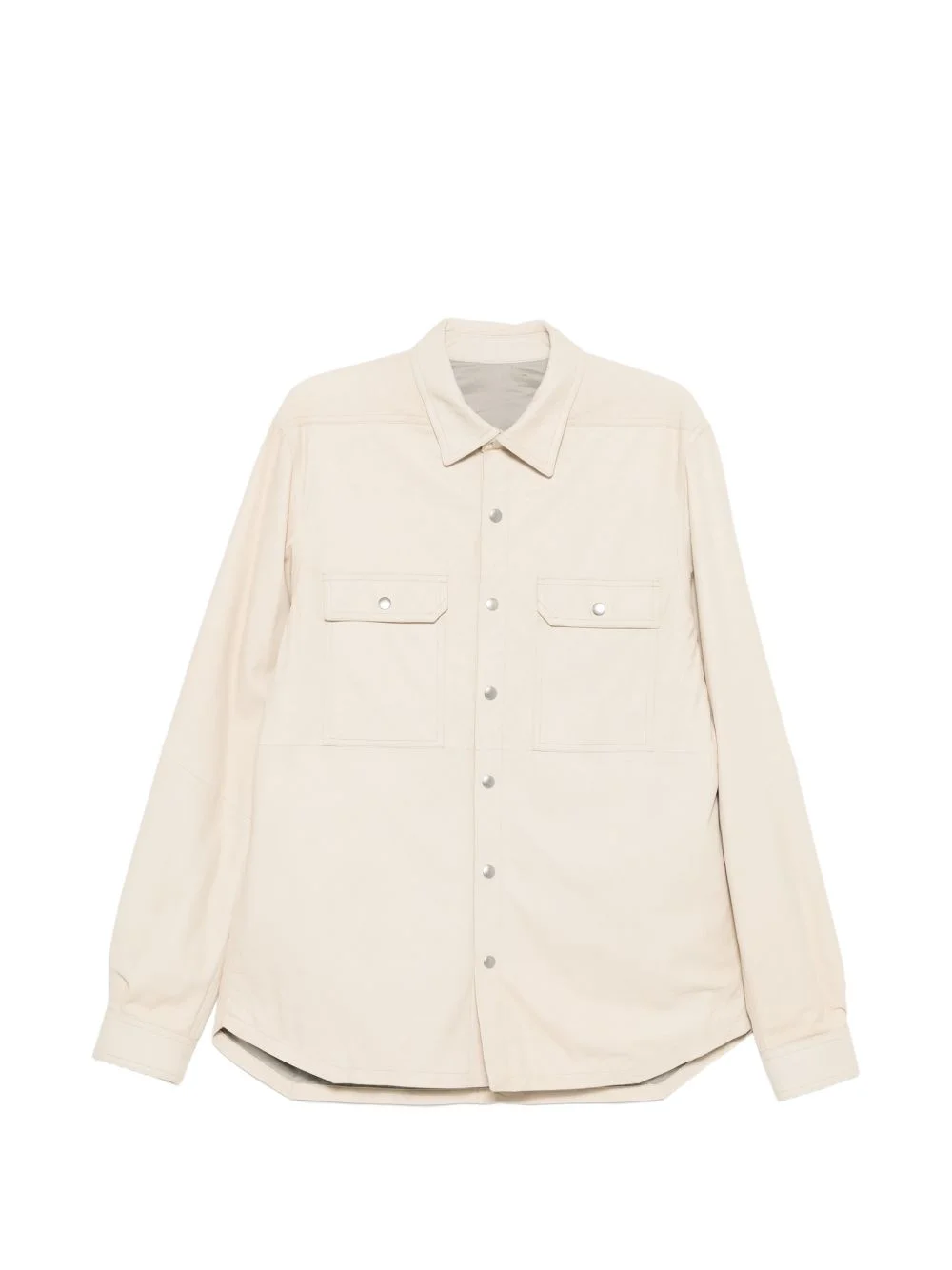 buttoned shirt jacket - 1