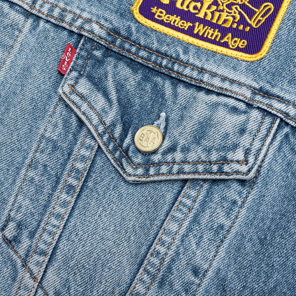 PORTRAIT DENIM JACKET - MULTI - 5