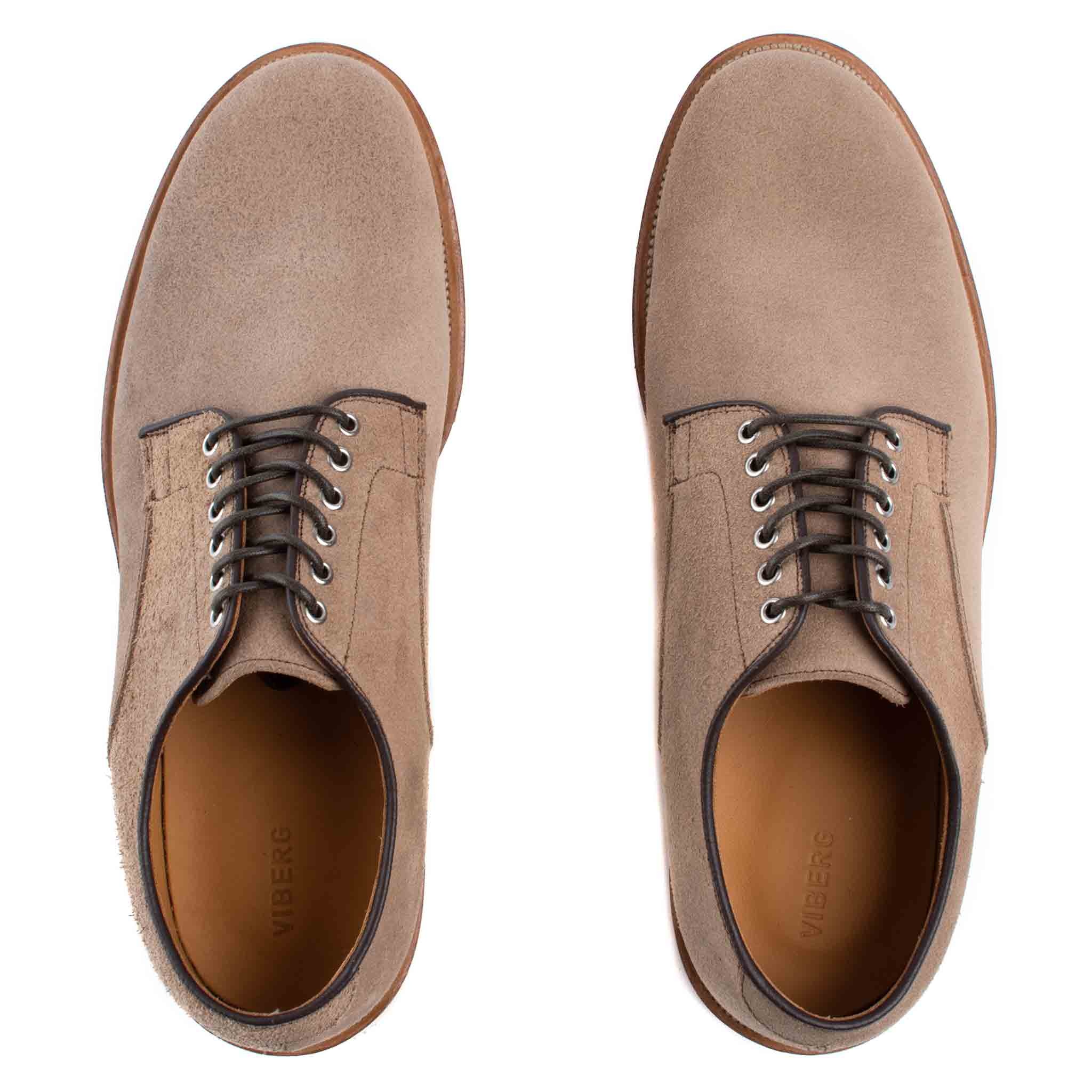 Natural Chromexcel Roughout Derby Shoe - 4