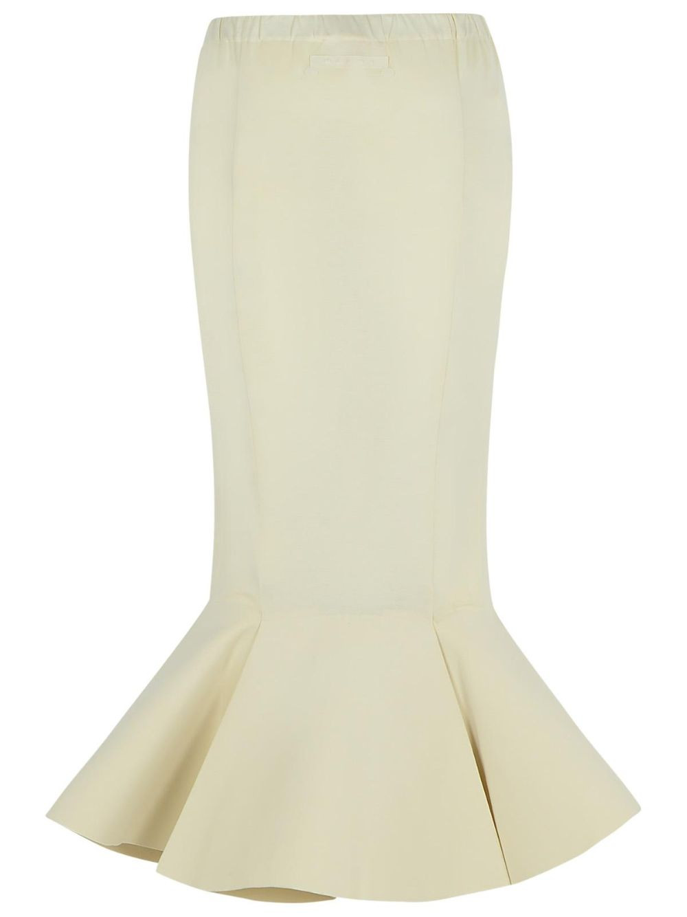elastic-waistband flared maxi skirt - 2