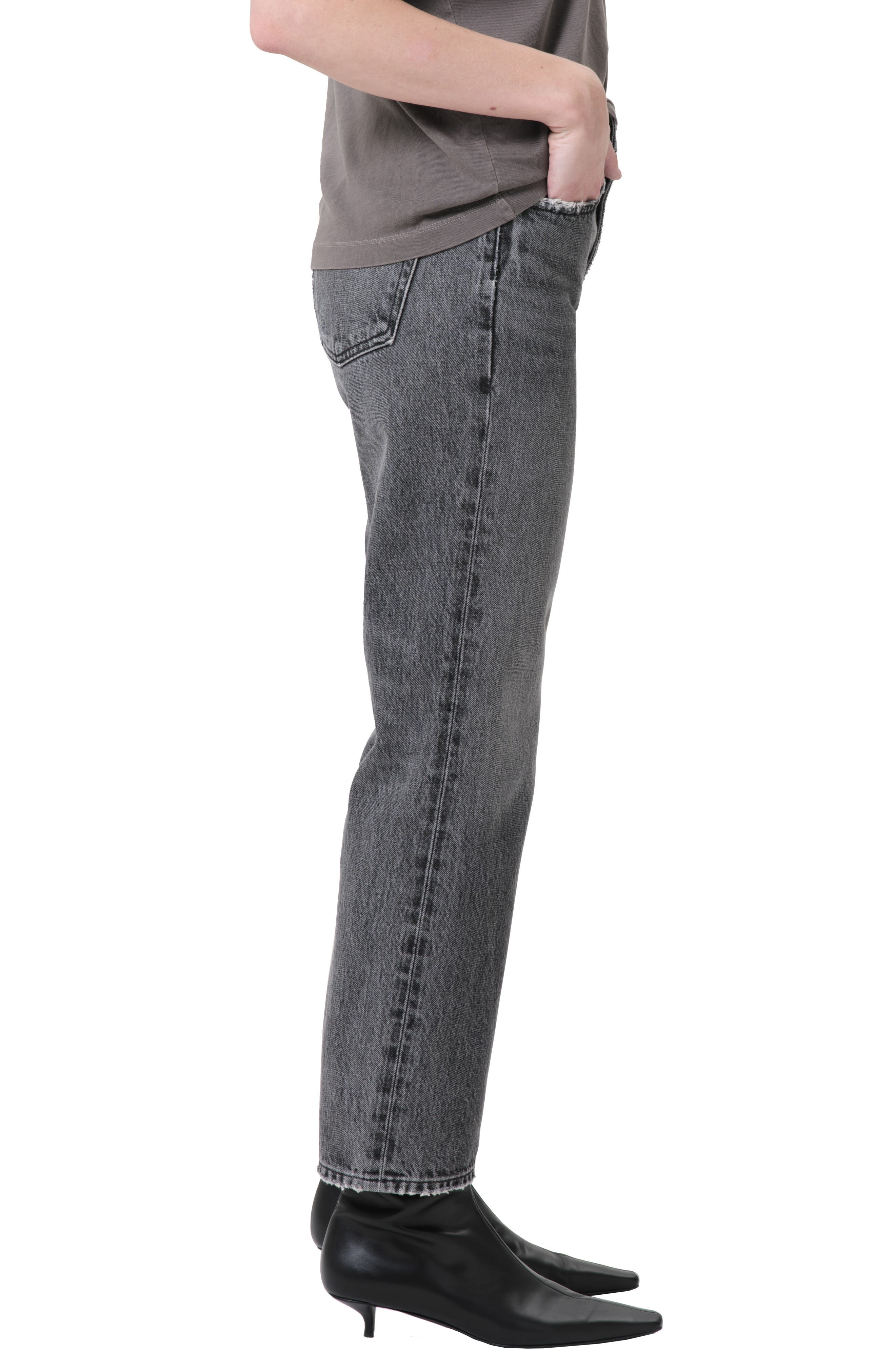 AGOLDE Valen High Waist Ankle Straight Leg Jeans in Spirit at Nordstrom - 3