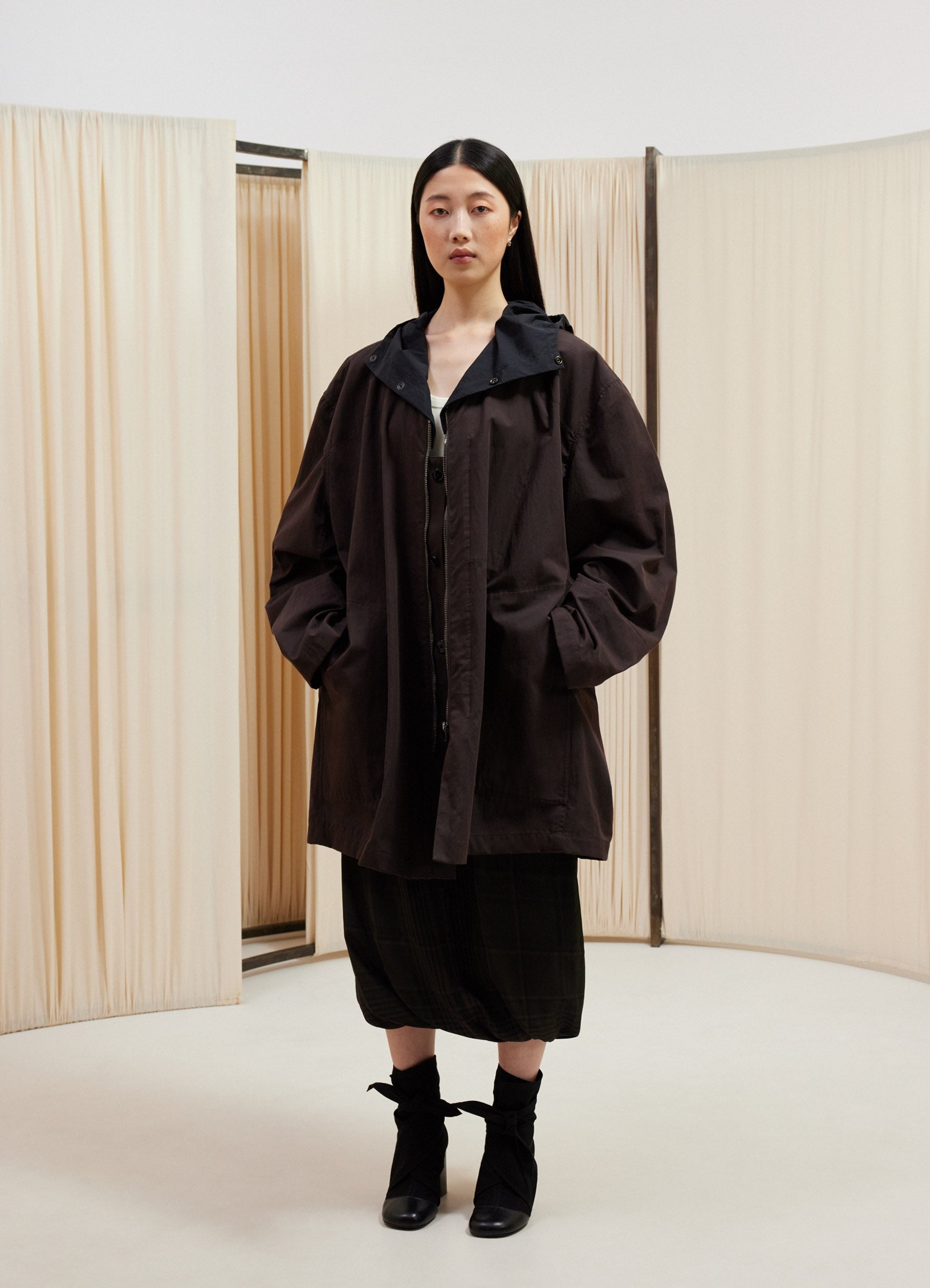 ZIPPED WATER REPELLENT PARKA - 2
