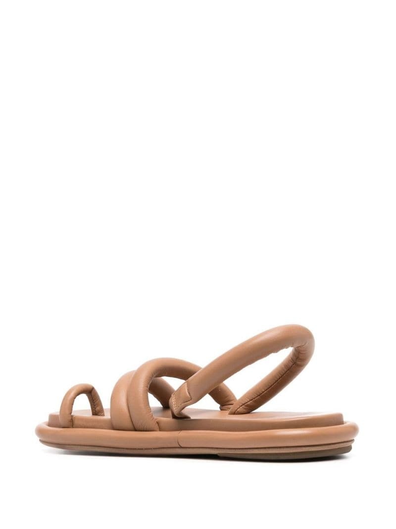 slingback-strap detail sandals - 5