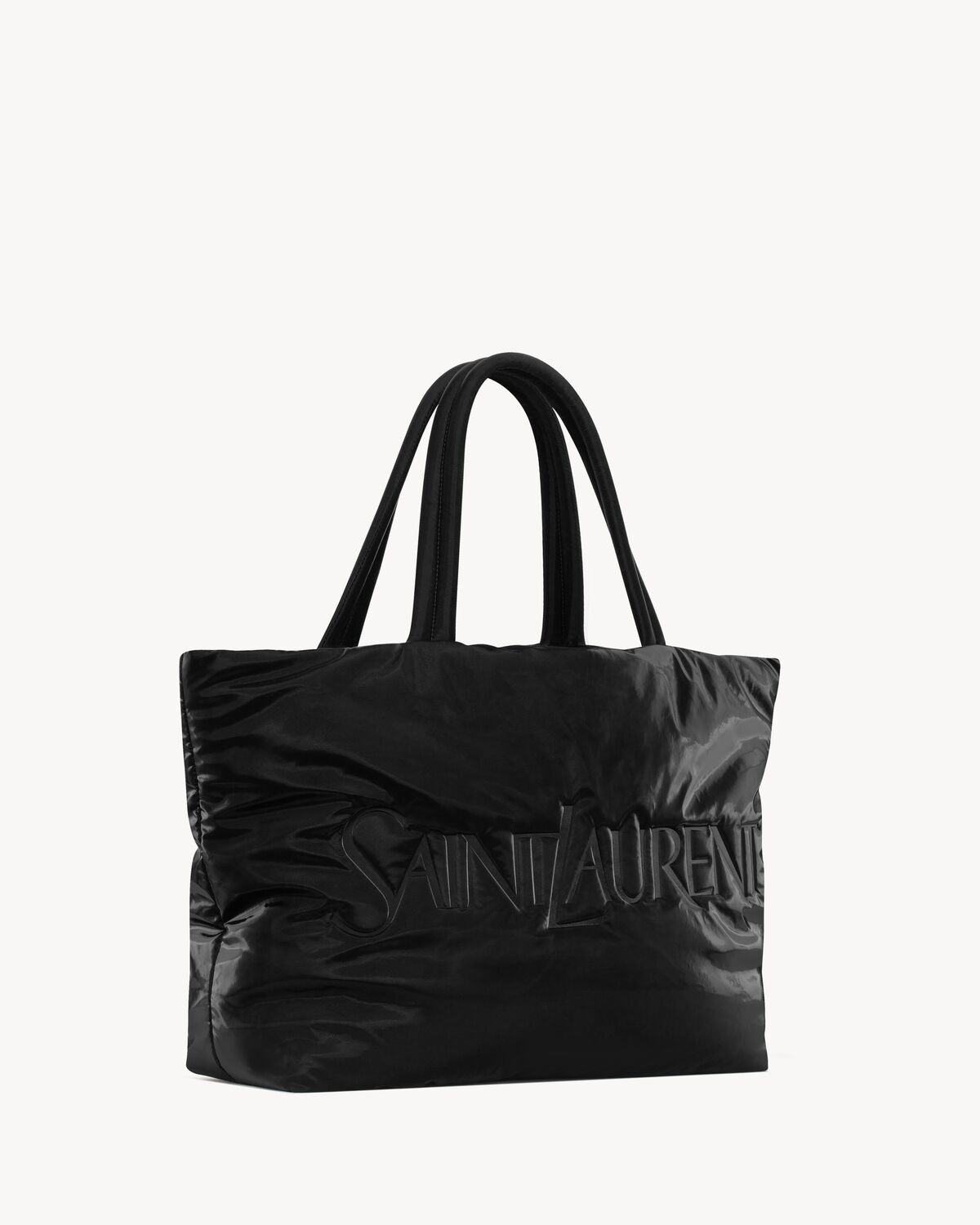 SAINT LAURENT TOTE IN SILKTECH CANVAS - 5